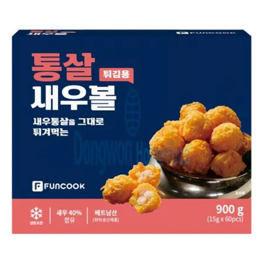(16:30마감(D) 통살새우볼튀김(베트남/아쿠아링크/15g*60입/900g)EA 이미지