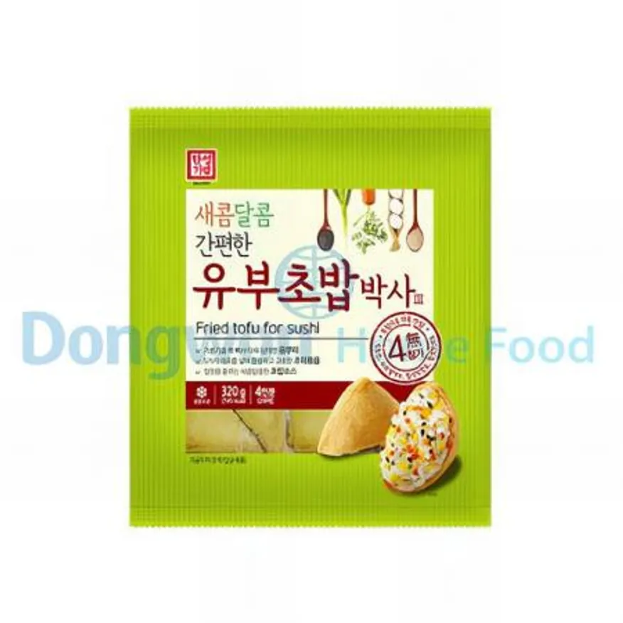(16:30마감(D) 유부(대두:외국산/한성기업/냉장/320g/초밥용/소스포함)EA 이미지