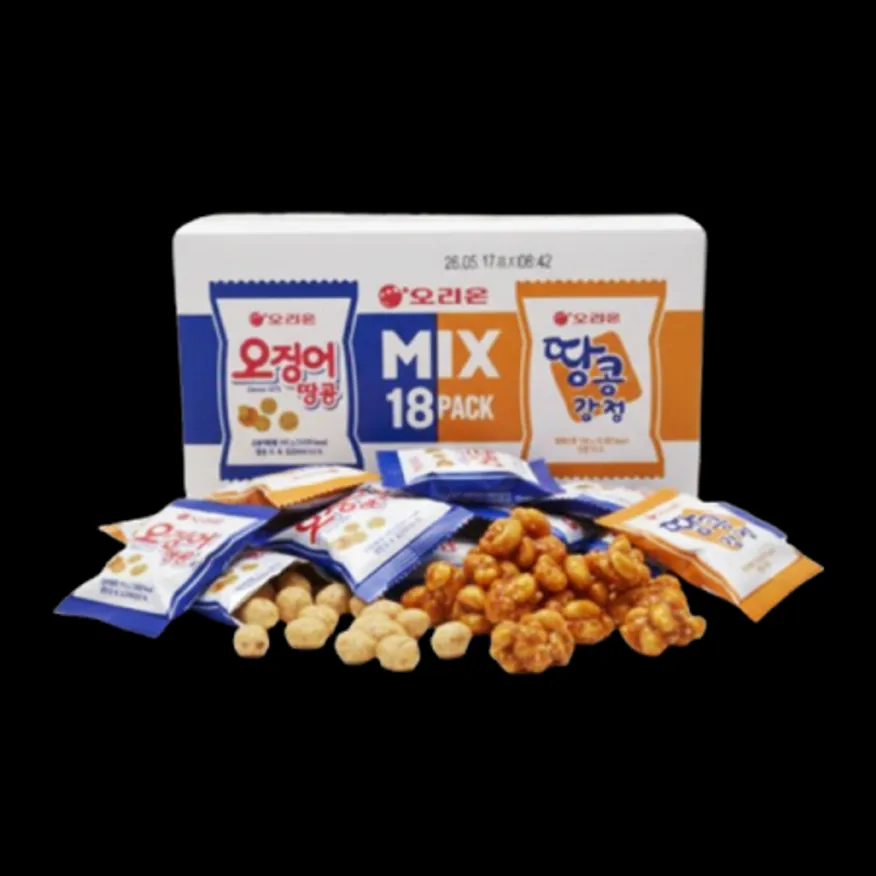 코스트코/오리온 오징어땅콩+땅콩강정1,485G/9PK+9PK 이미지