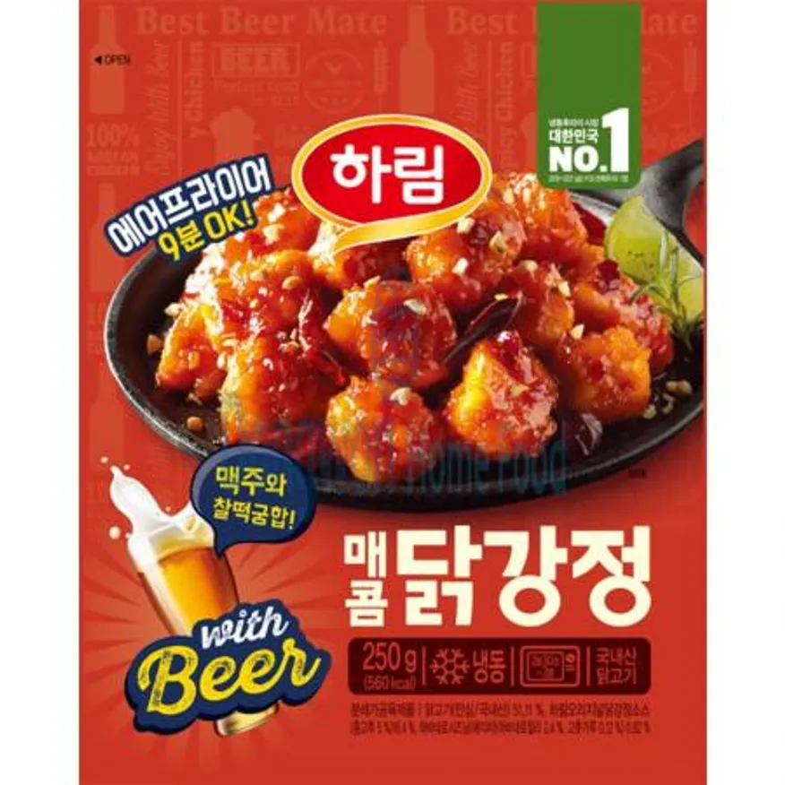 (16:30마감(D) 매콤닭강정(하림/계육:국내산/250g)EA 이미지