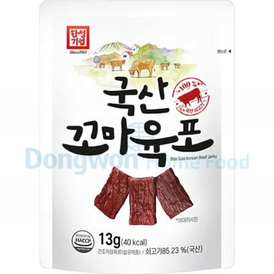 (16:30마감(D) 국산꼬마육포(한성/쇠고기:국산/13g)EA 이미지