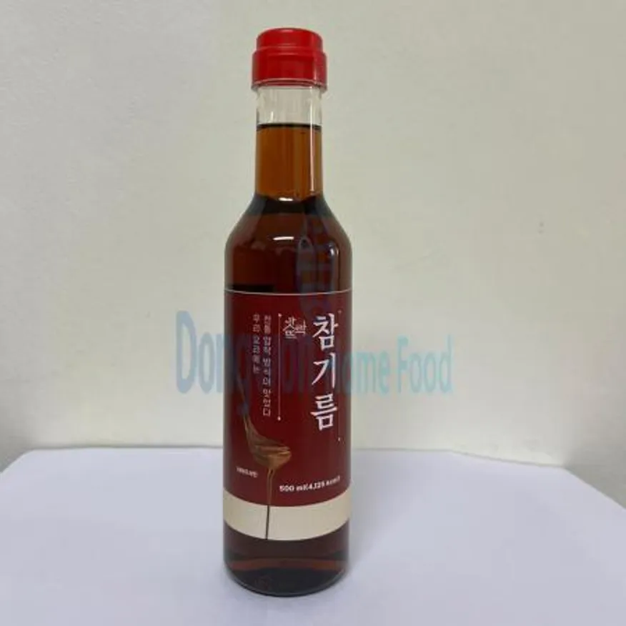 (16:30마감(D) 참기름(참깨분말:외국산/맛뜨락/500ml)EA 이미지