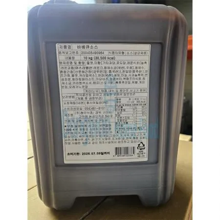 (16:30마감(D) 바베큐소스(청우/10KG)EA 이미지