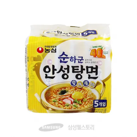 (16:30마감)순하군안성탕면(5KG(125G*40EA)/BOX/농심) 이미지