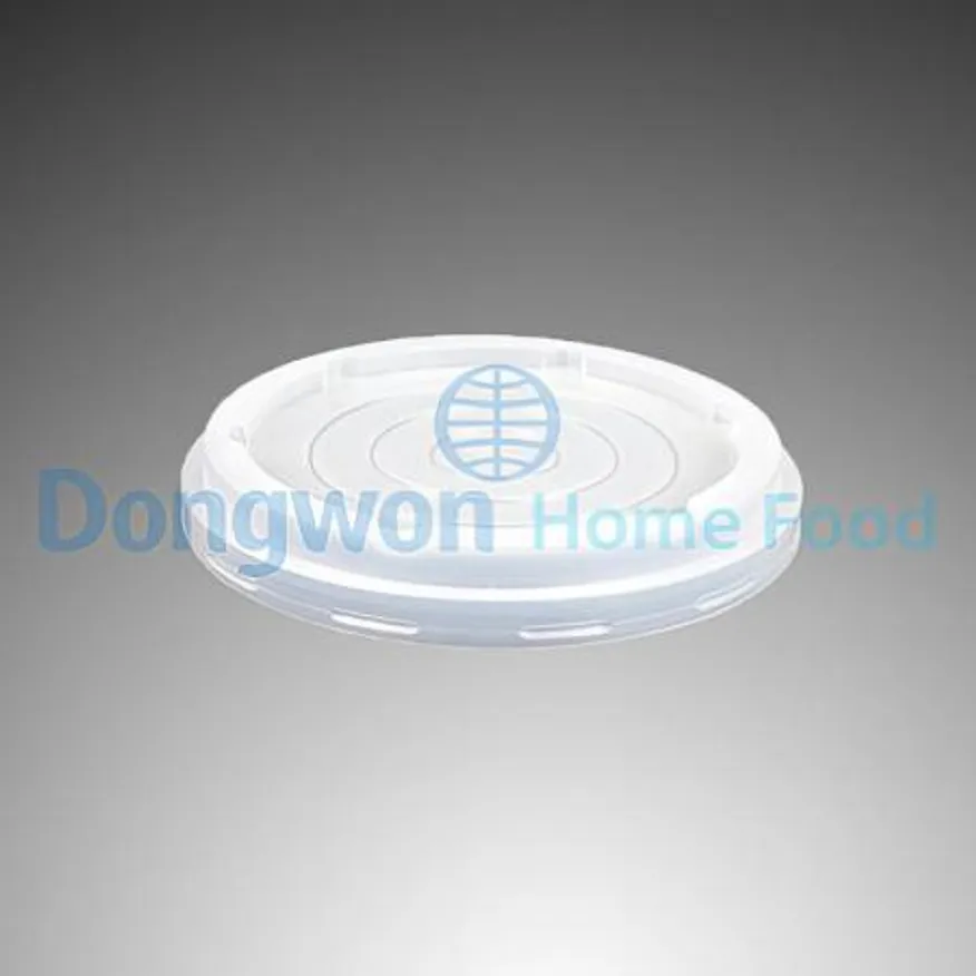 (16:30마감(D) 종이용기(뚜껑만/Ø142*H20/1000cc/50입)EA 이미지