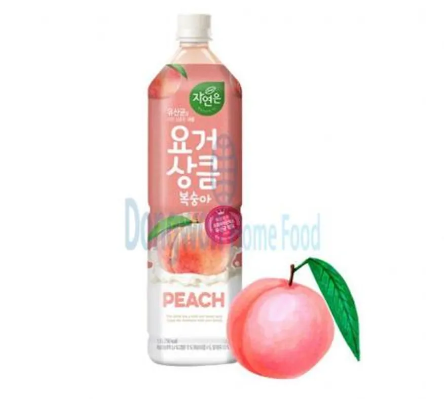 (16:30마감(D) 자연은요거상큼복숭아(웅진/PET/1.5L)EA 이미지