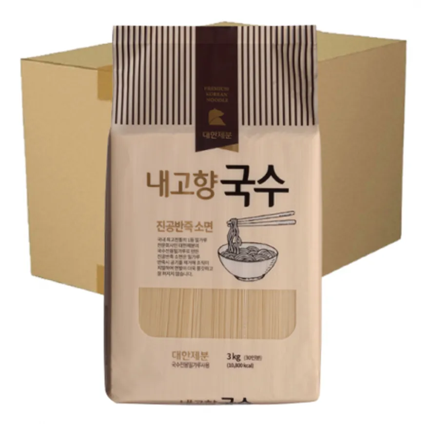 내고향국수진공소면(대한제분/박스/3kg*6개) 이미지