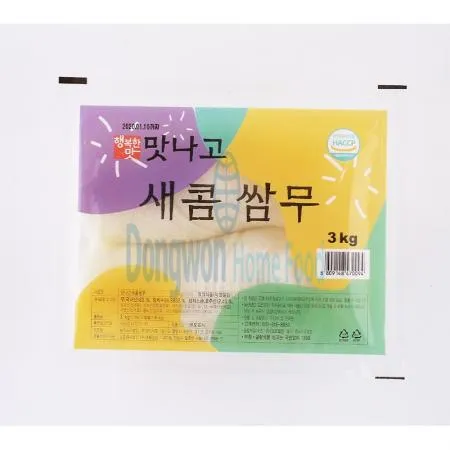 (16:30마감(D) 맛나고새콤쌈무(양지푸드/무:국내산/3kg)EA 이미지