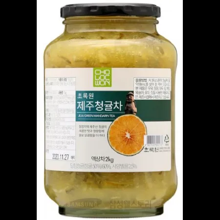 (16:30마감)제주청귤차(초록원/2KG/EA) 이미지