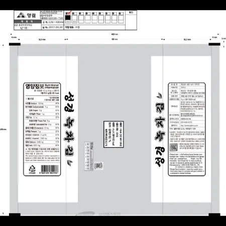 (16:30마감)지도표성경녹차식탁김(288G(4G*3*24EA)/BOX/성경김) 이미지