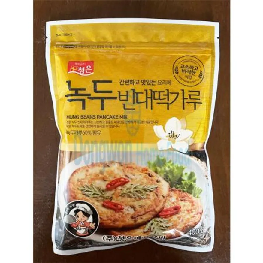 (16:30마감(D) 녹두빈대떡가루(중국산/청은/400g)EA 이미지