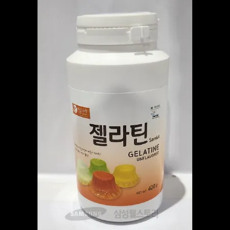 (16:30마감)젤라틴분말(이슬나라/420G/EA) 이미지