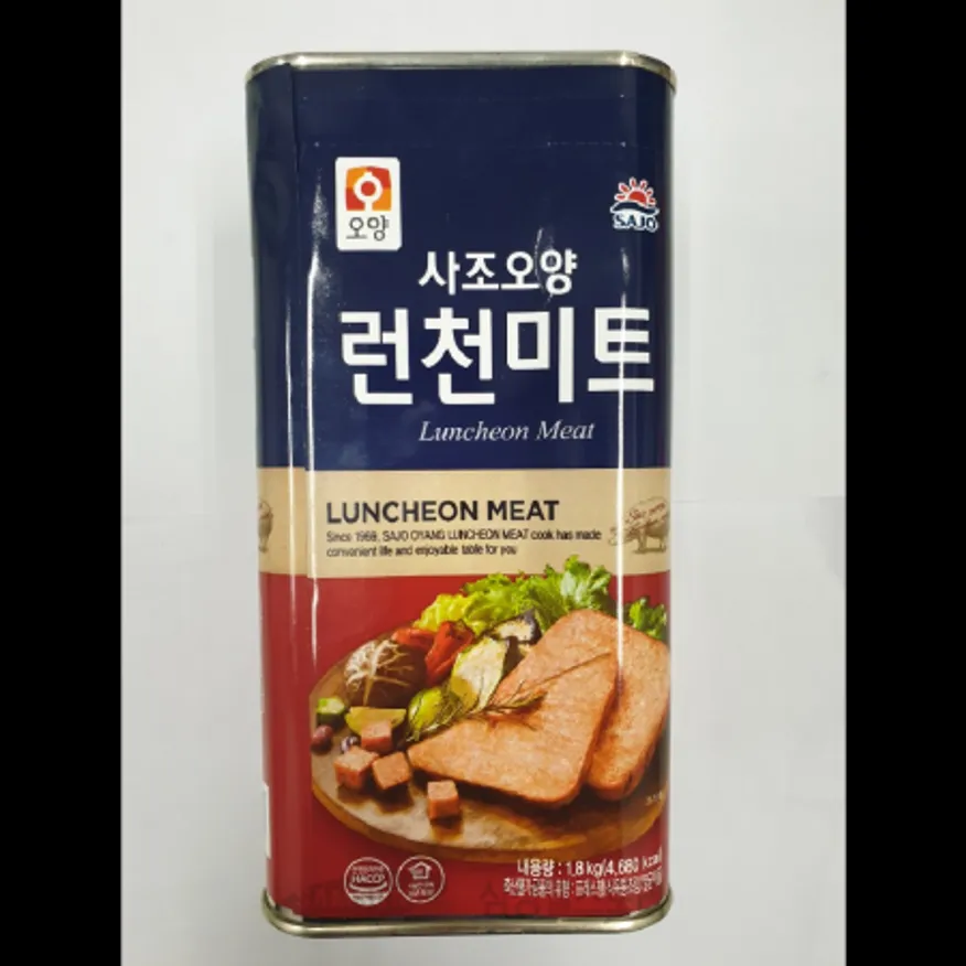 (16:30마감)런천미트(1.8KG/EA/계육:국산/사조오양/돈육) 이미지