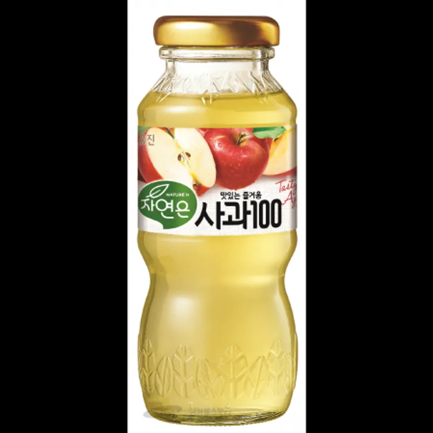 (16:30마감)사과주스(병)(180ML/EA/24EA/BOX/자연은) 이미지