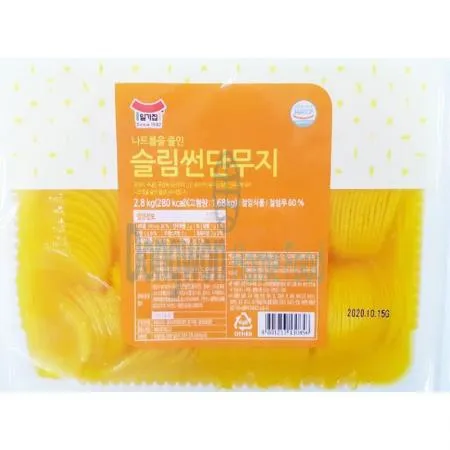 (16:30마감(D) 나트륨을줄인슬림썬단무지(일미/저염/절임무:국내산/2.8KG)EA 이미지