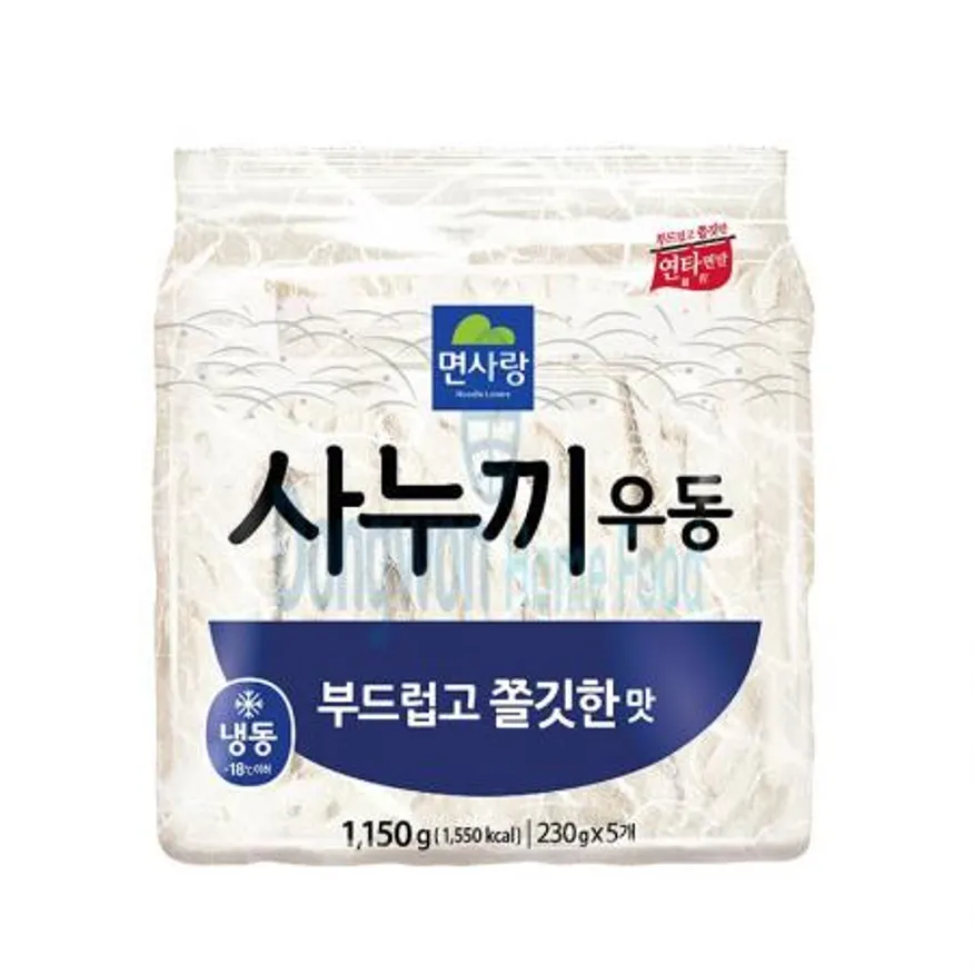 (16:30마감(D) 사누끼우동면(면사랑/냉동/전문점용/230g*5입)EA 이미지
