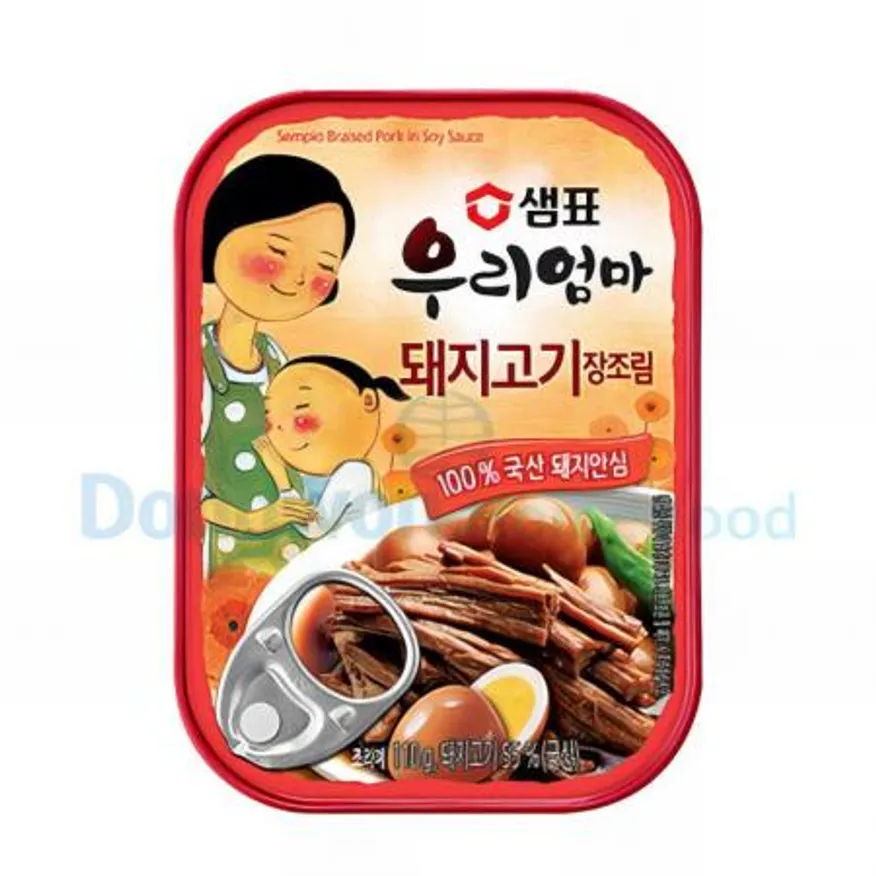 (16:30마감(D) 우리엄마돼지고기장조림(국내산/샘표/110G)EA 이미지