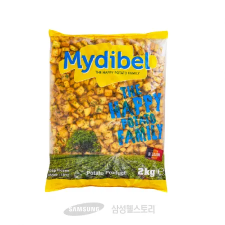 (16:30마감)냉동감자튀김(2KG/PAC/마이디벨/벨기에산/양념다이스감자) 이미지