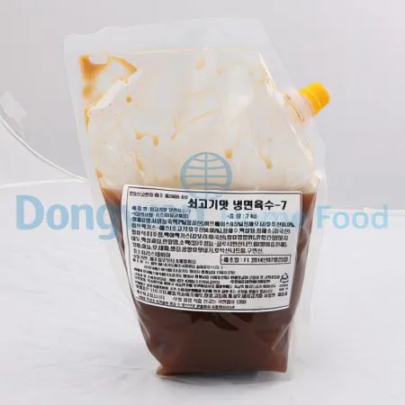 (16:30마감(D) 쇠고기맛냉면육수(에스비/파우치형/농축7배/2kg)EA 이미지