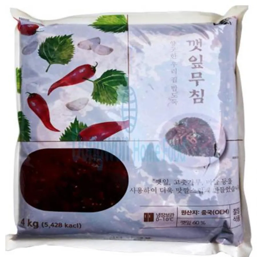 (16:30마감(D) 깻잎무침(중국완제/단지/고추장/4KG)EA 이미지