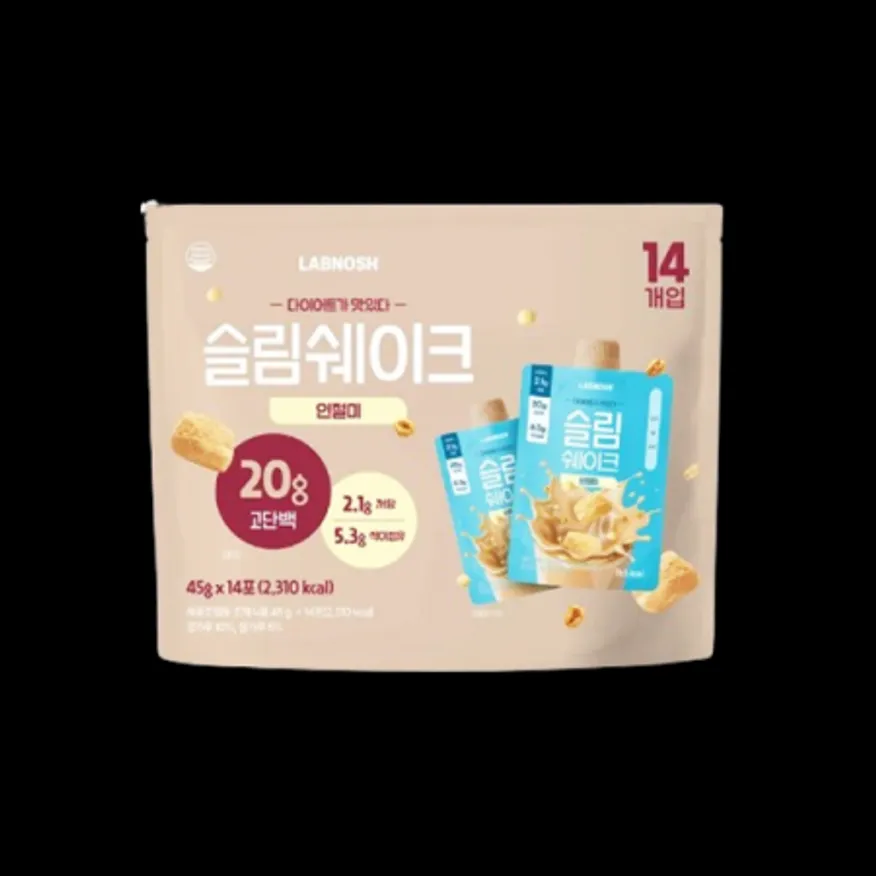 코스트코/LABNOSH-랩노쉬 슬림쉐이크 인절미맛 450G x 14개 이미지