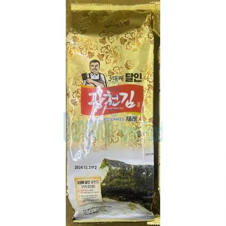 (16:30마감(D) 달인재래식탁김(국내산/광천김/조미/대/55g)EA 이미지