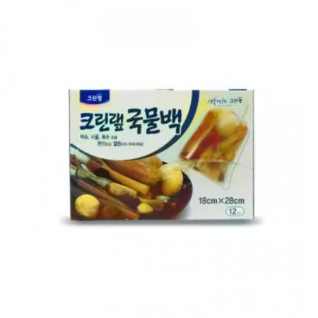 (16:30마감(D) 국물백(크린랲/180*280mm/흰색/12매/국물용)EA 이미지