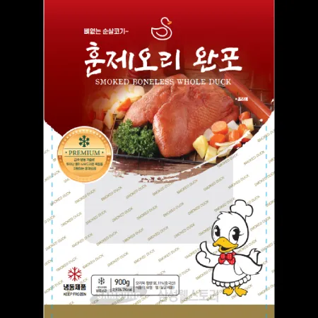 (16:30마감)훈제오리완포(삼아아시아/900G/PAC/중국산) 이미지