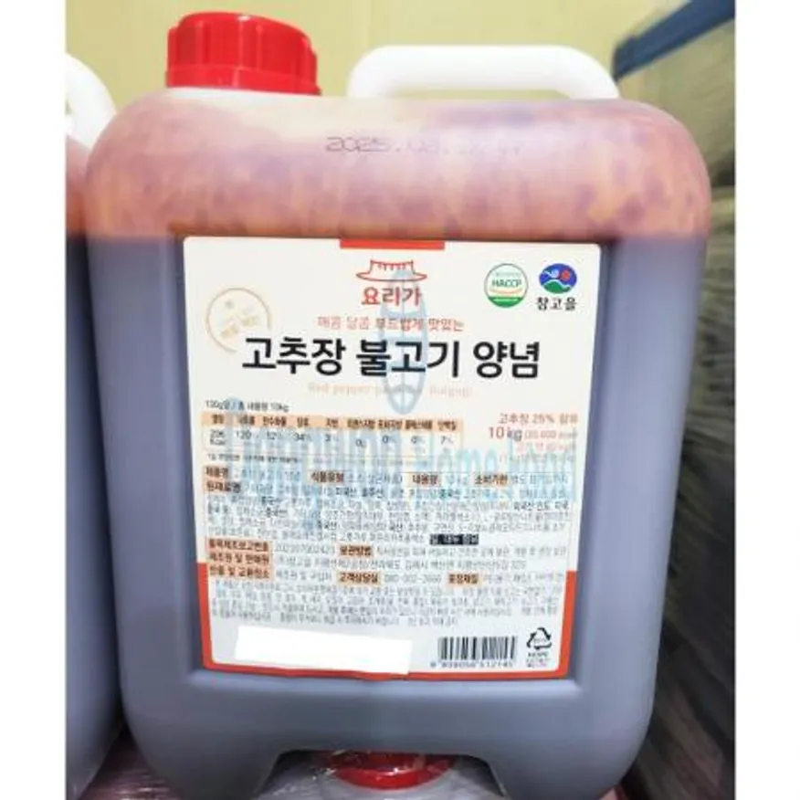 (16:30마감(D) 고추장불고기양념(참고을_요리가/10kg)EA 이미지