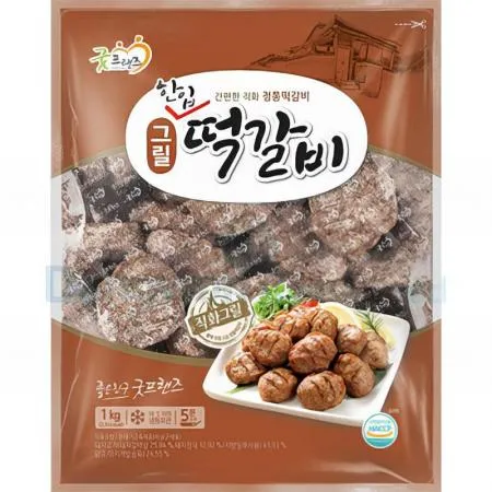 (16:30마감(D) 그릴한입떡갈비(굿프랜즈/약42입/1KG)EA 이미지