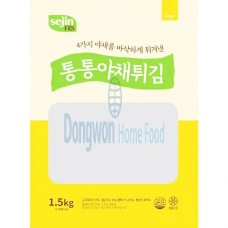 (16:30마감(D) 통통야채튀김(세진/냉동/1.5KG)EA 이미지