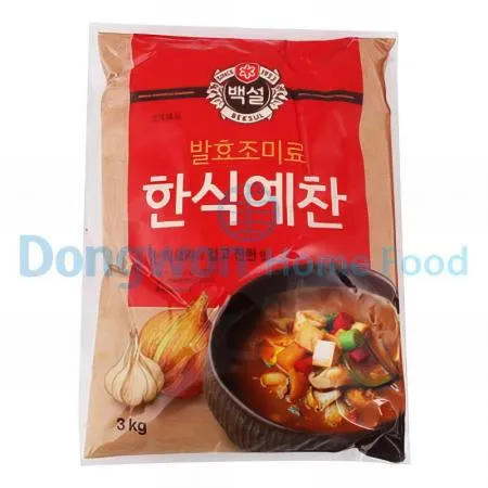 (16:30마감(D) 백설한식예찬조미료(CJ/3kg)EA 이미지