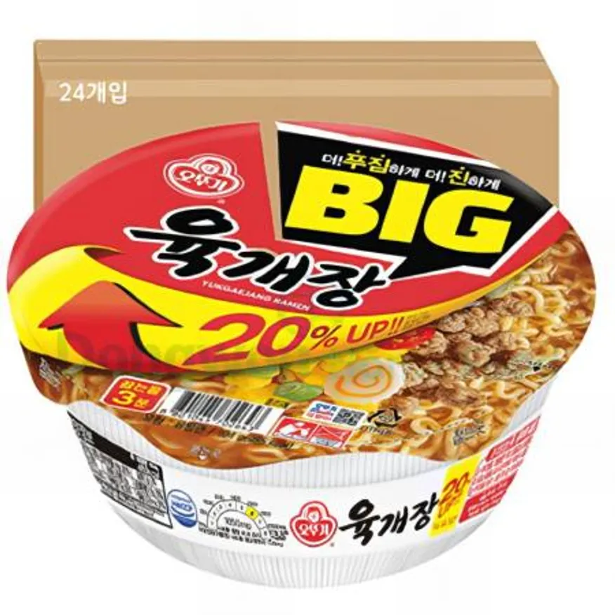 (16:30마감(D) 육개장컵(오뚜기/104G*6EA)BOX 이미지