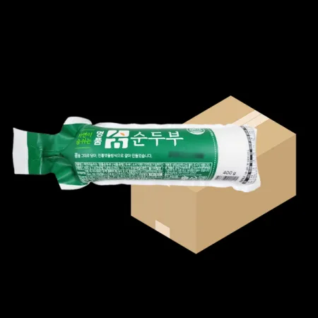 자연이숨쉬는순두부(숨/400g*10개/외국산) 이미지