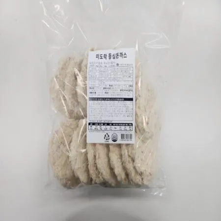 (16:30마감(D) 미도락등심돈까스(지푸드/돼지고기:국내산/1.5kg/15장)EA 이미지