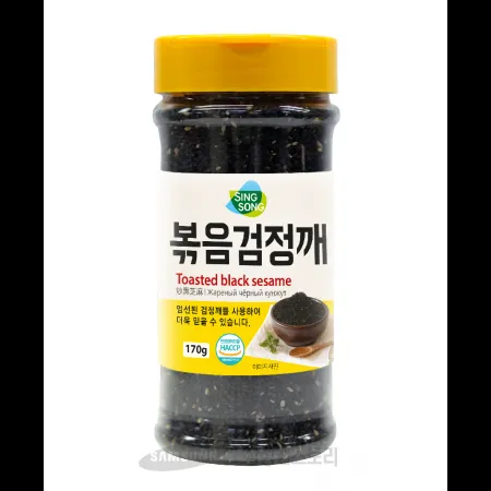 (16:30마감)볶음검정깨(170G/EA/깨:중국산/신송식품/용기) 이미지