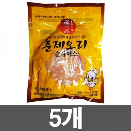 냉동훈제오리슬라이스(진일품/800g*5개)