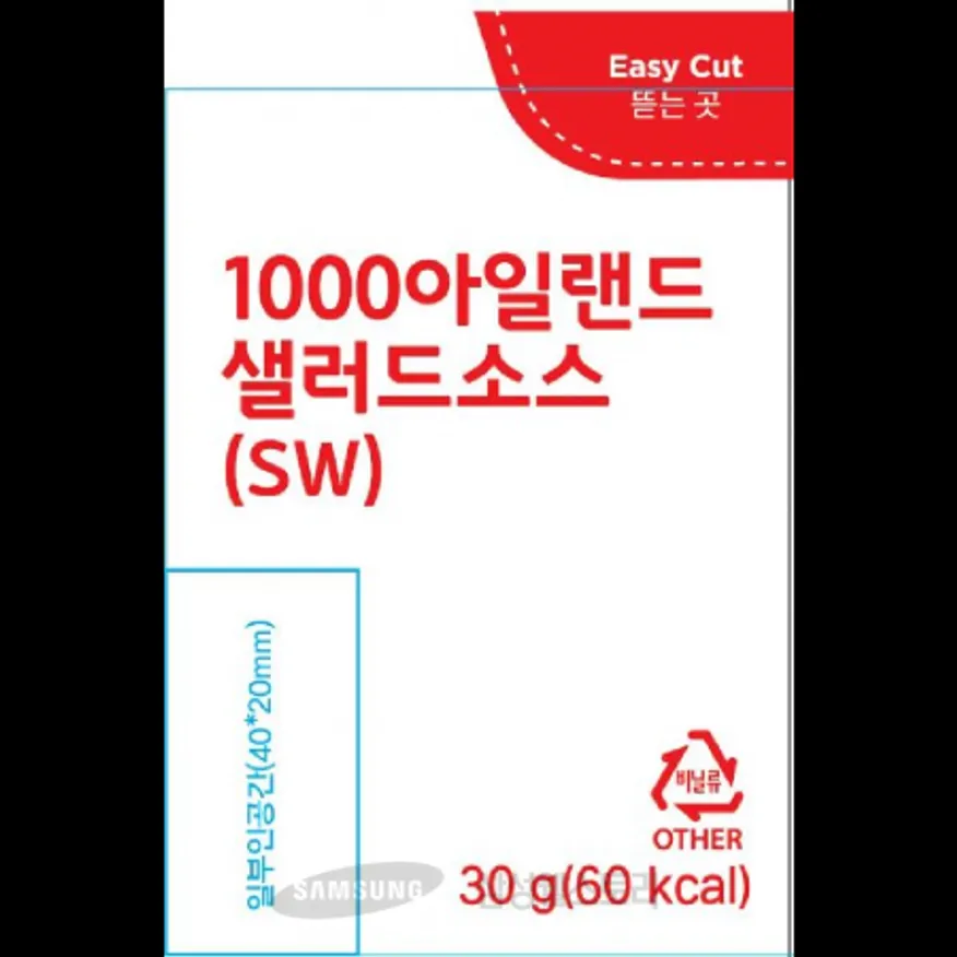 (16:30마감)1000아일랜드샐러드소스(SW)(6KG(30G*200EA)/BOX/오뚜기) 이미지