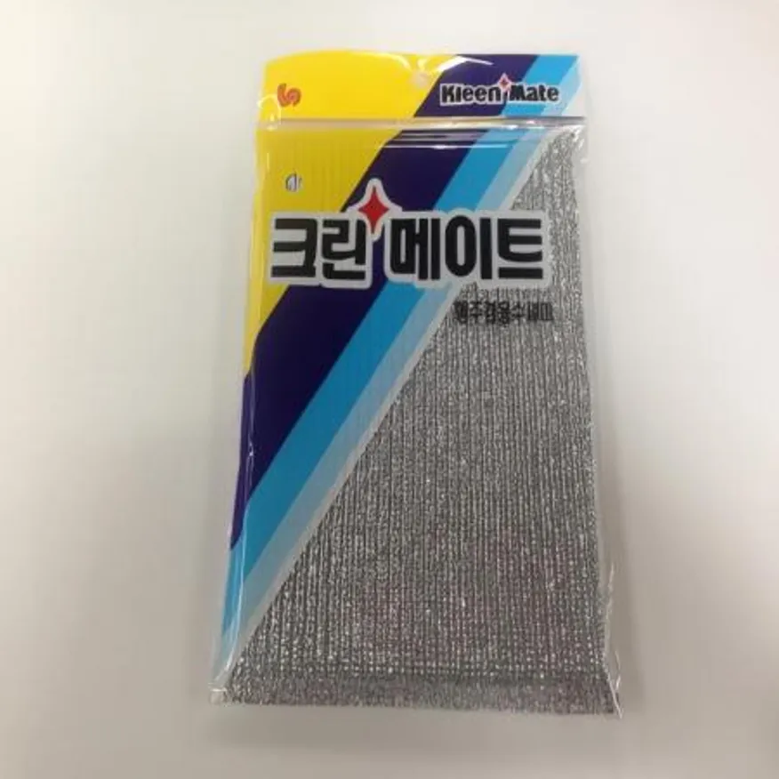 (16:30마감(D) 은박은사수세미(크린메이트/145*200mm/나일론/1EA)EA 이미지