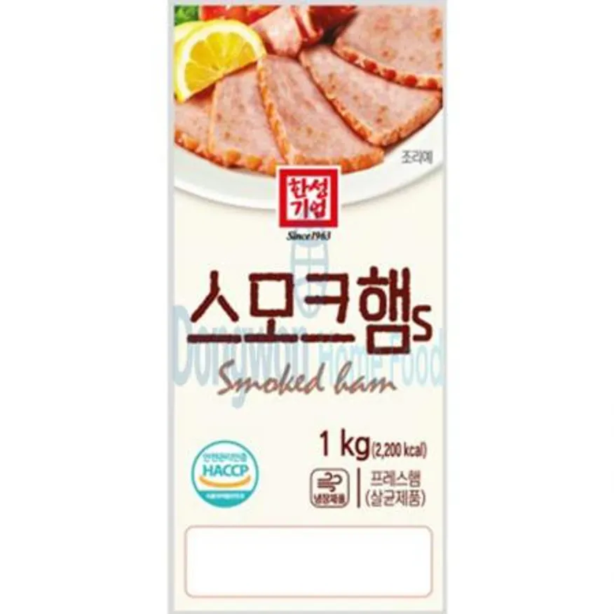 (16:30마감(D) 스모크햄S(한성/닭고기:국산,돼지고기:국산/1kg)EA 이미지