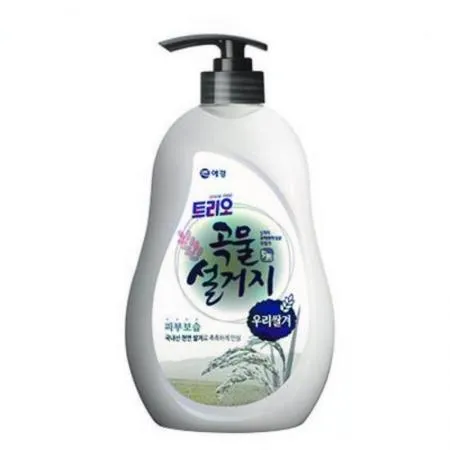 (D)[친환경]주방세제(애경/트리오/우리쌀겨/중성/펌프용기/1종/750ML)E