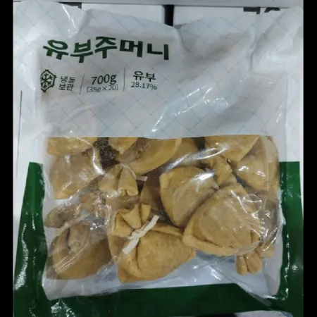 (16:30마감)유부주머니만두(700G(35G*약20EA)/P/중국산/가토코) 이미지