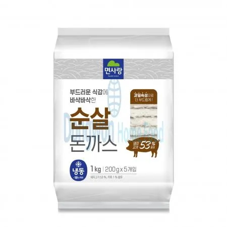 (16:30마감(D) 순살돈까스(면사랑/200g*5입/돼지고기:국산/1kg)EA 이미지