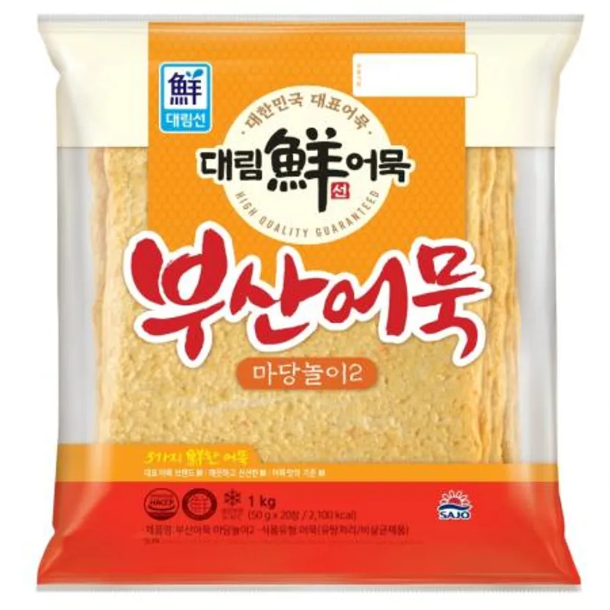 (16:30마감(D) 부산어묵마당놀이2(연육:중국산/사조대림/냉장/1kg)EA 이미지