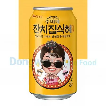 (16:30마감(D) 잔치집식혜(롯데칠성/캔/340ML*24EA)BOX 이미지