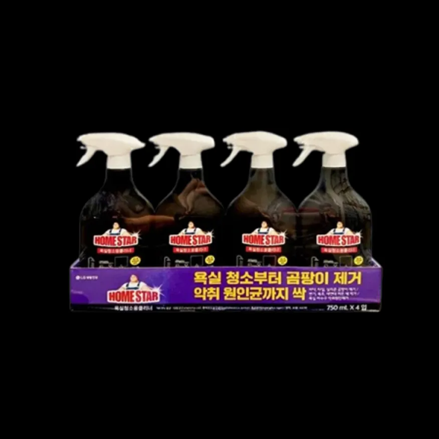 코스트코/홈스타-홈스타 욕실청소용 클리너 750ML x 4pack 이미지
