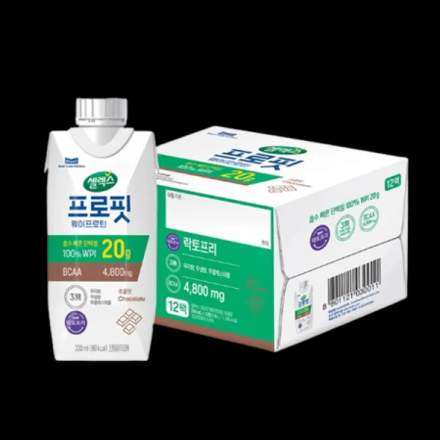 코스트코/셀렉스 웨이프로틴 드링크 330ML x 12팩 이미지