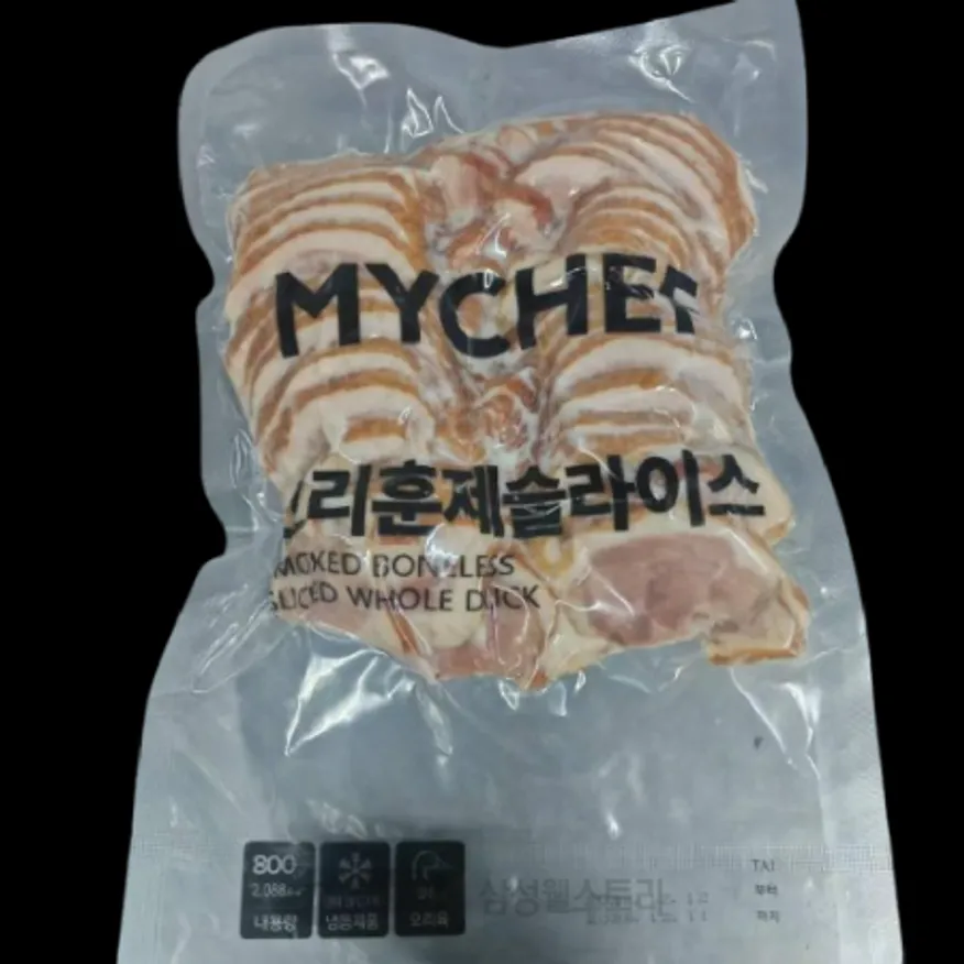 (16:30마감)냉동훈제오리슬라이스,중국산,마이셰프,800G/PAC 이미지