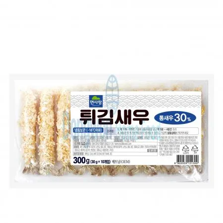 (16:30마감(D) 새우튀김(베트남/면사랑/30%/냉동/300g)EA 이미지