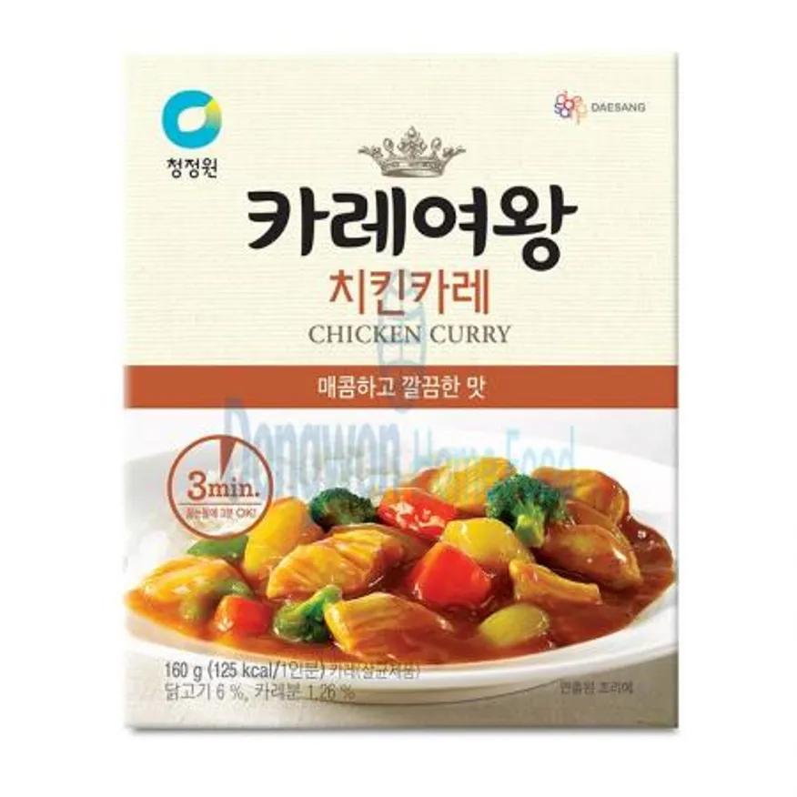 (16:30마감(D) 청정원카레여왕치킨(대상/160g)EA 이미지